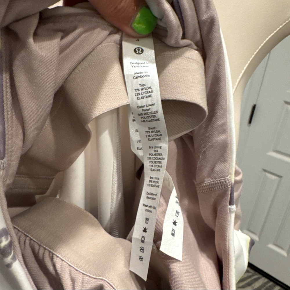 Lululemon Court Crush Tennis Dress NWOT Pockets Built in Shelf Bra Size 4 $138 - Picture 11 of 11